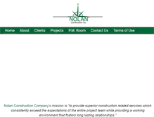 Tablet Screenshot of nolanconstruction.com