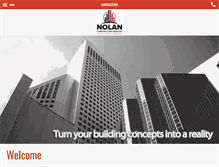 Tablet Screenshot of nolanconstruction.ca